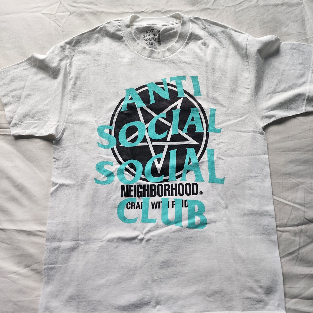 Anti Social Social Club White Graphic T-Shirt
